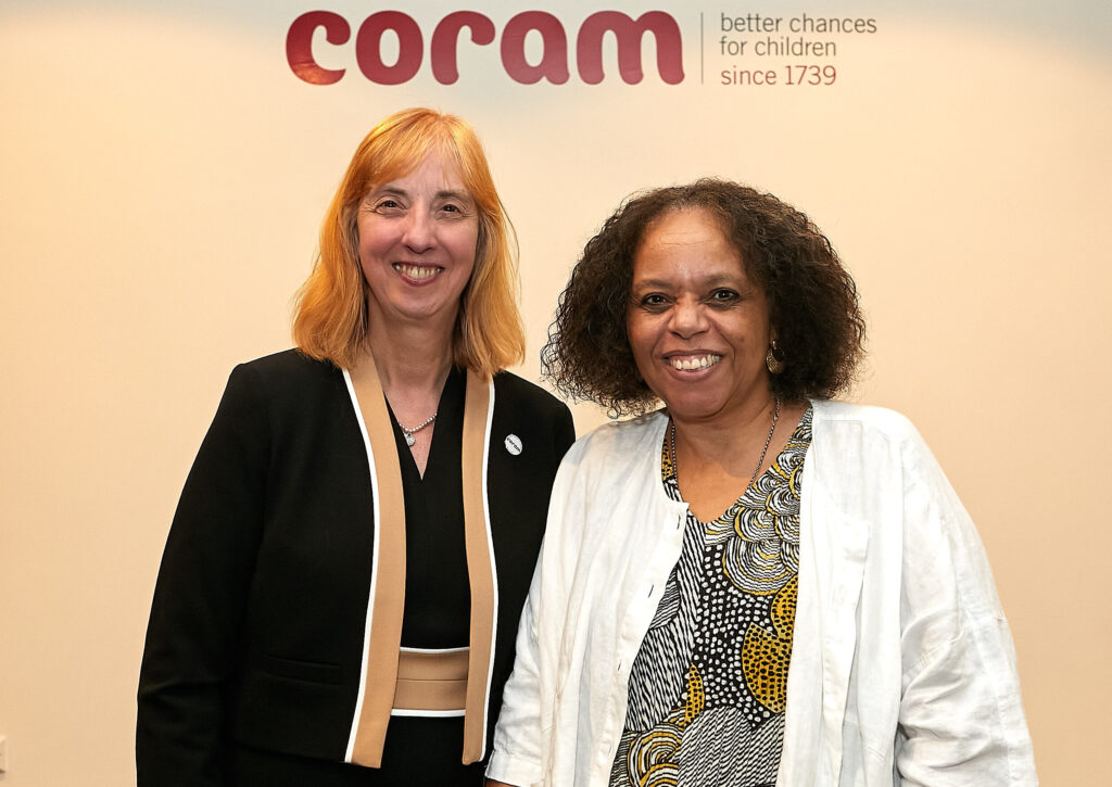 Coram CEO Dr Carol Homden with IAC MD Irene Levine