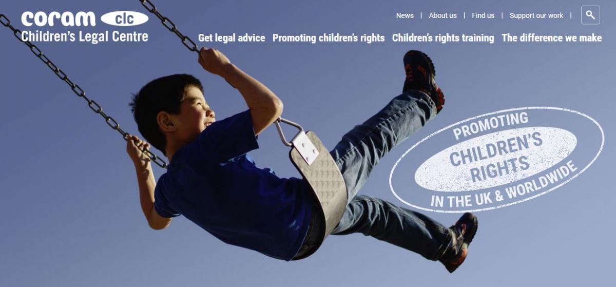 Coram Children's Legal Centre homepage