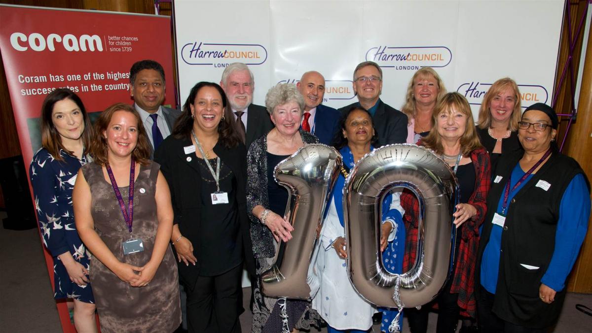 Coram and Harrow partnership 10th anniversary celebration