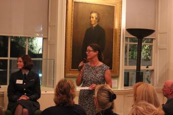 Chair of the Coram Women’s Chapter, Helen Pickstock and guests