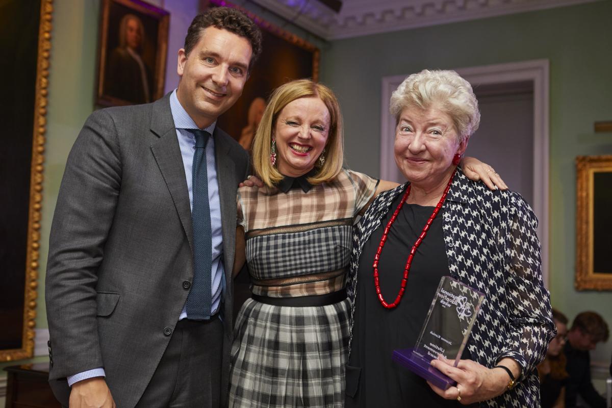 Jeanne Kaniuk OBE with Edward Timpson MP and Clare Grogan