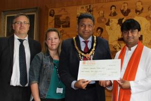  Representing Coram - Peter Tolley, Alison Pavey, The Mayor of Harrow Cllr Ajay Maru, and representing ISSC Dr Parmar