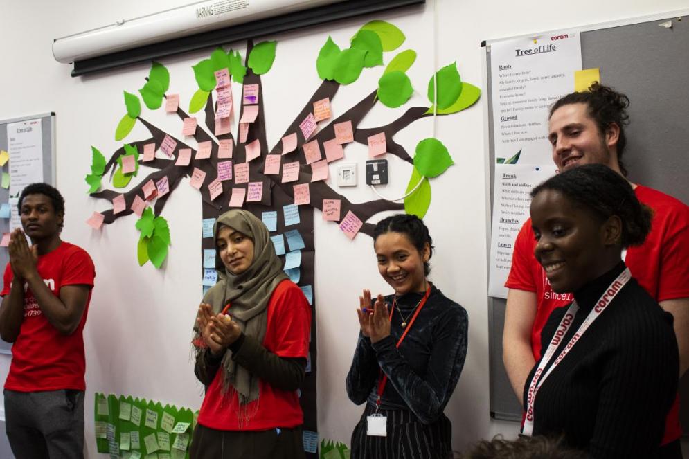 Young  Citizens delivering training workshops